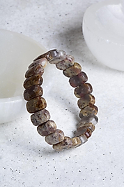 Kahve Jasper Roleks (Geniş Kesim) Doğaltaş Bileklik